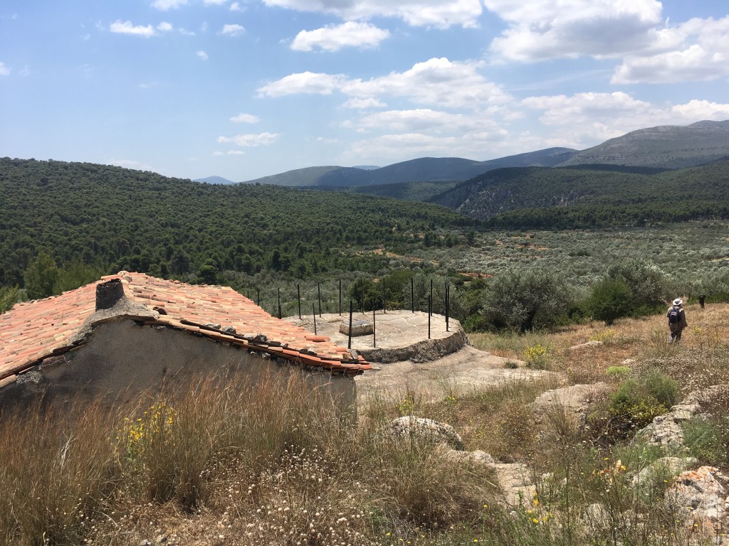 Photograph of the settlement of Lakka Skoutara in southern Corinthia, 